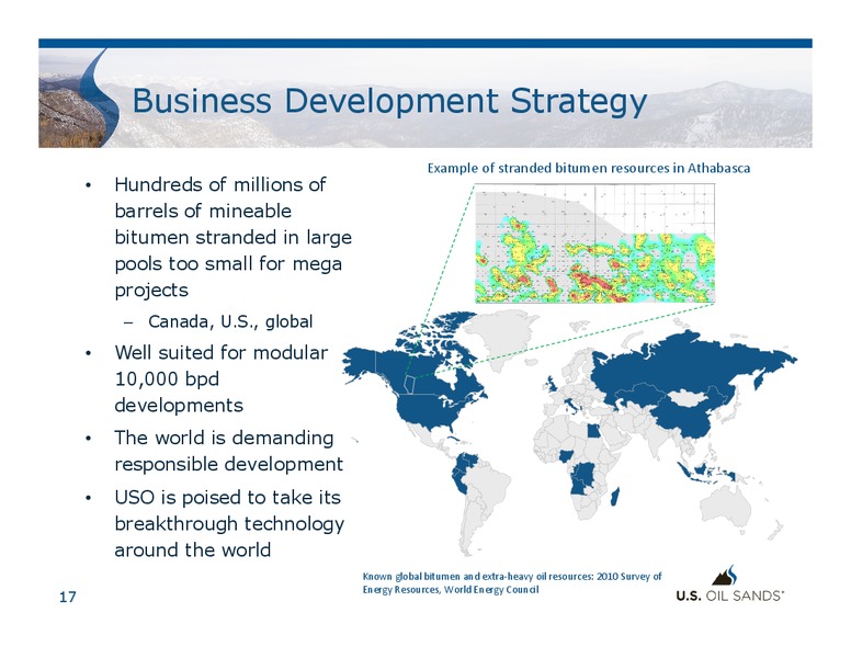 Corporate Presentation – US Oil Sands Inc. – slide 16