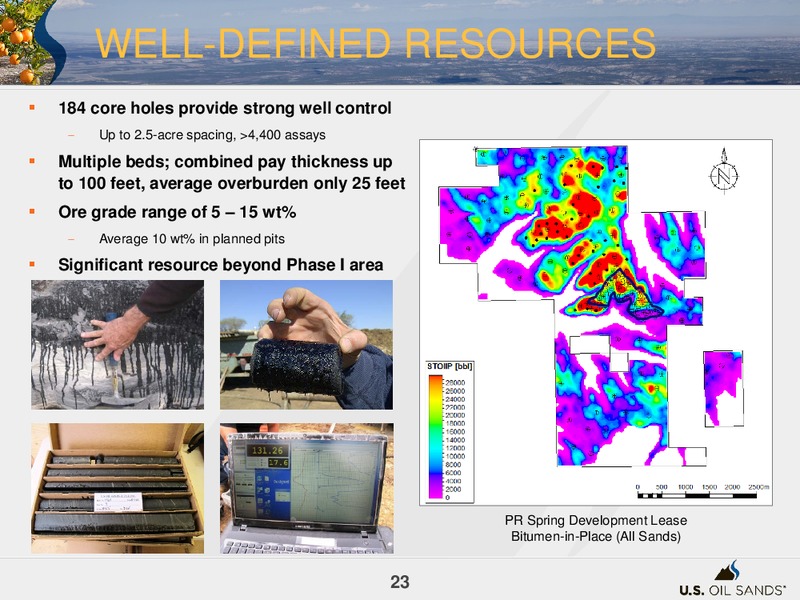 MAY 2015 CORPORATE PRESENTATION – US Oil Sands Inc. – slide 22