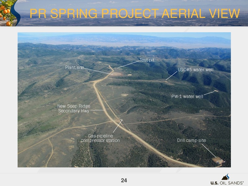 MAY 2015 CORPORATE PRESENTATION – US Oil Sands Inc. – slide 23