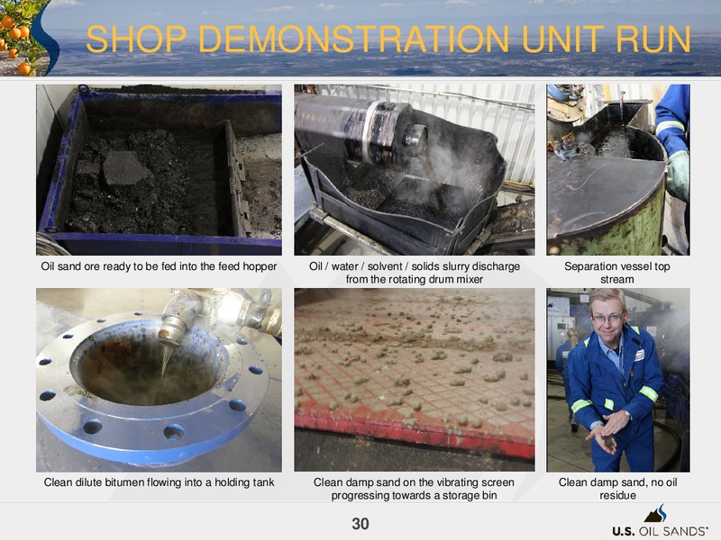 MAY 2015 CORPORATE PRESENTATION – US Oil Sands Inc. – slide 29