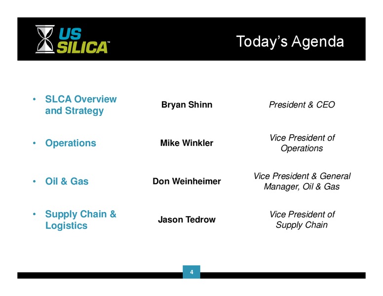 Investor Day – US Silica – slide 3