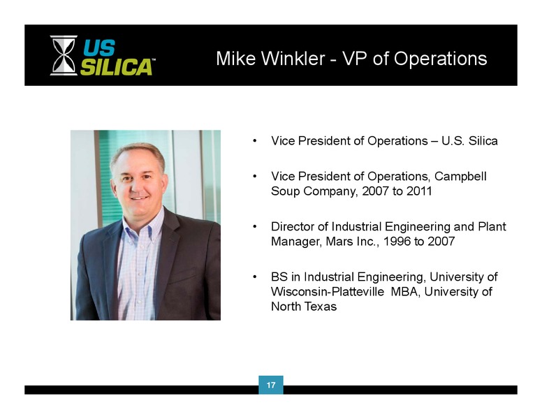 Investor Day – US Silica – slide 16