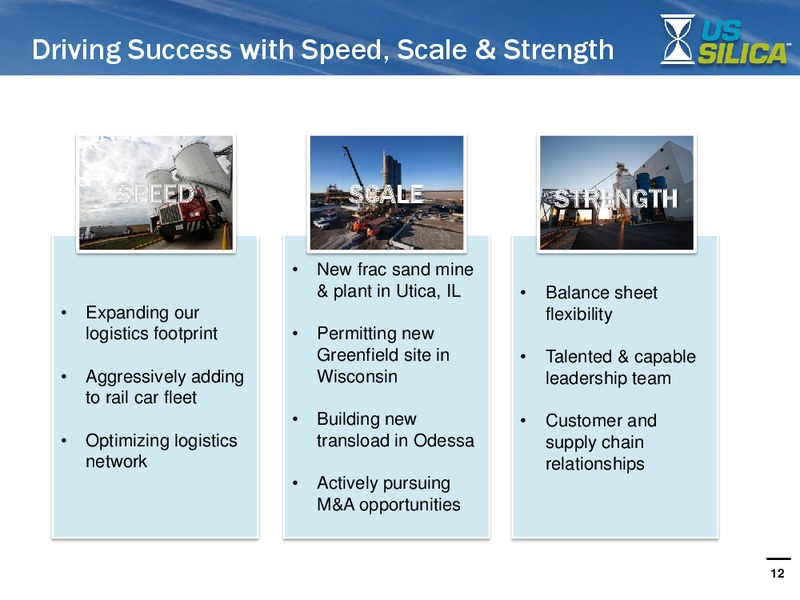 INVESTOR PRESENTATION – US Silica – slide 11