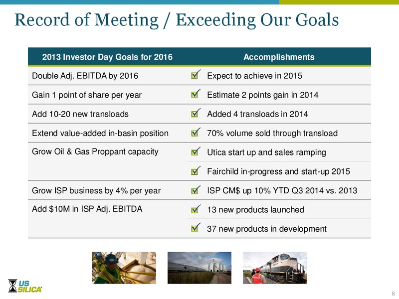 Stephens Fall Conference – US Silica – slide 7