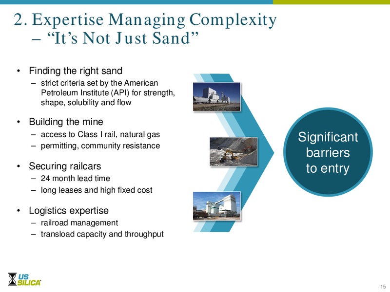 Cowen and Company 4th Annual Ultimate Energy Conference – US Silica – slide 14