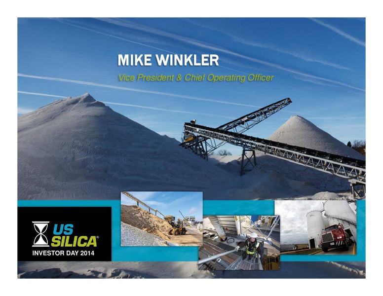 Investor Day – US Silica – slide 33