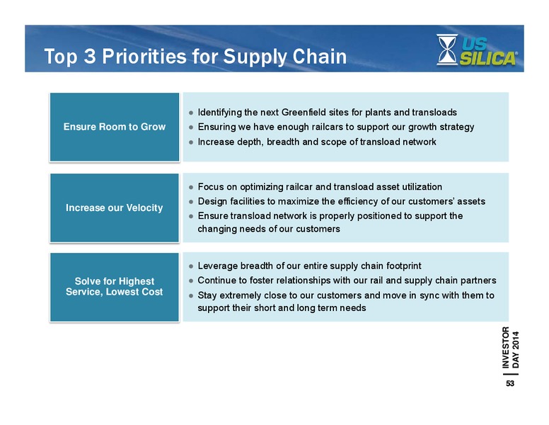 Investor Day – US Silica – slide 52