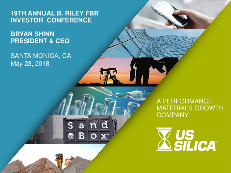 19th Annual B Riley FBR Investor Conference – US Silica – slide 1