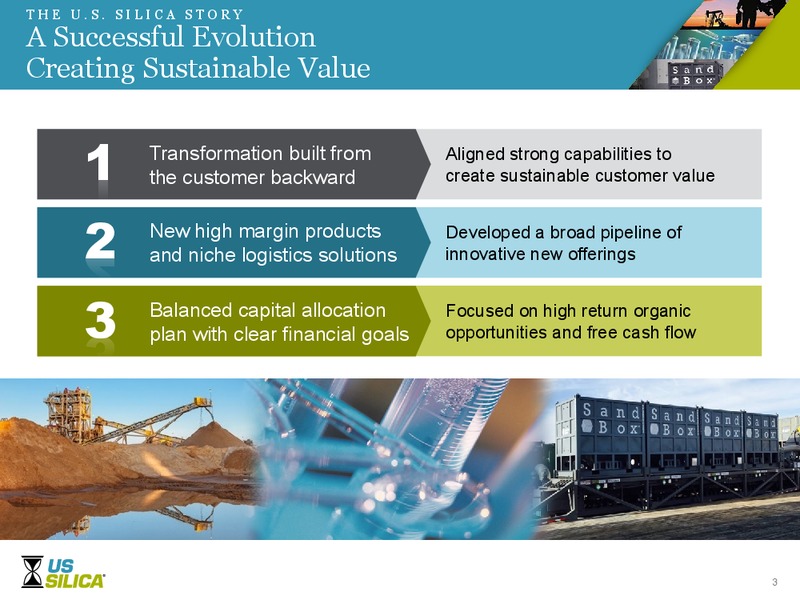 Sanford Bernsteins 35th Annual Strategic Decisions Conference – US Silica – slide 2