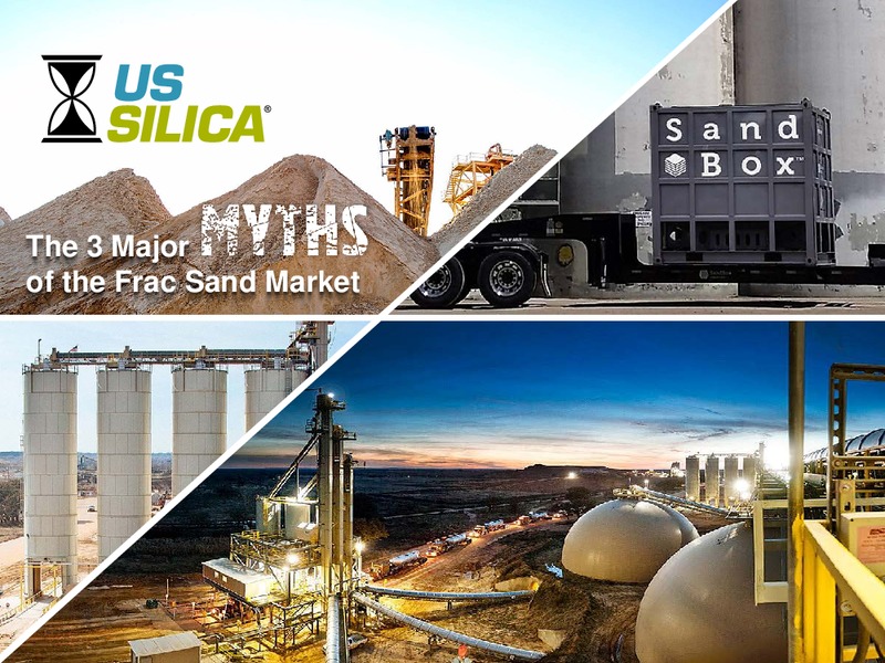 Goldman Sachs Permian Tour – US Silica – slide 1