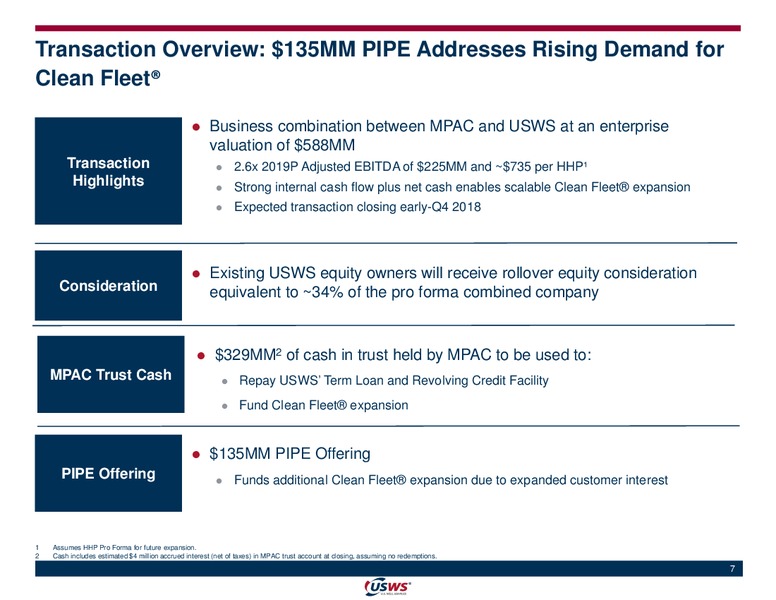 US Well Service Matlin Acquisitions – US Well Services – slide 5