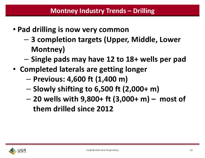 URTec Conference Operators Forum – Ugr Blair Creek Ltd – slide 12