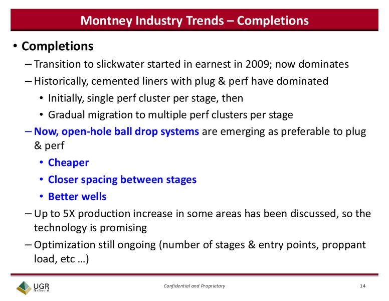 URTec Conference Operators Forum – Ugr Blair Creek Ltd – slide 14