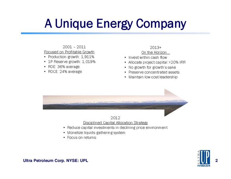 Raymond James 34th Annual Institutional Investors Conference – Ultra Petroleum Corp. – slide 2