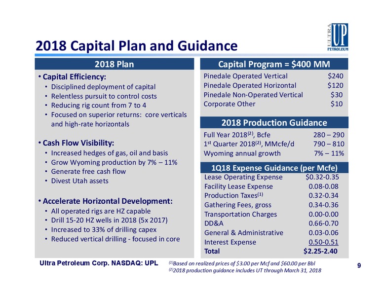 Bernstein Conference – Ultra Petroleum Corp. – slide 8