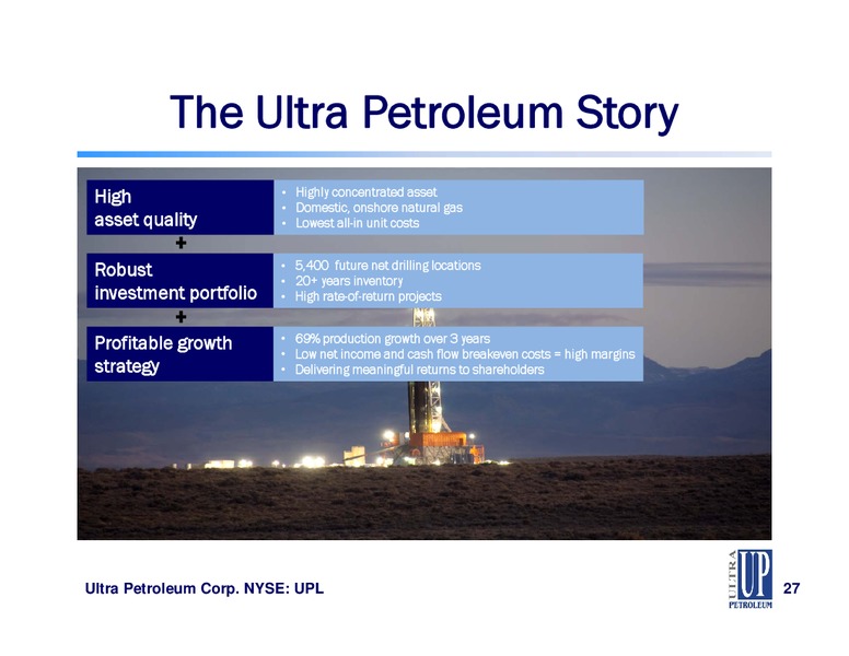ISI Energy Conference – Ultra Petroleum Corp. – slide 27