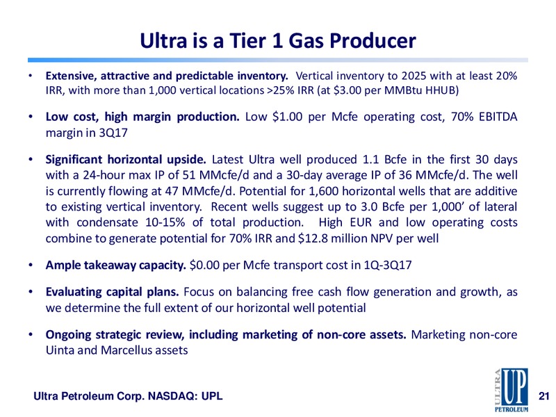 Capital One Securities Energy Conference Presentation – Ultra Petroleum Corp. – slide 20