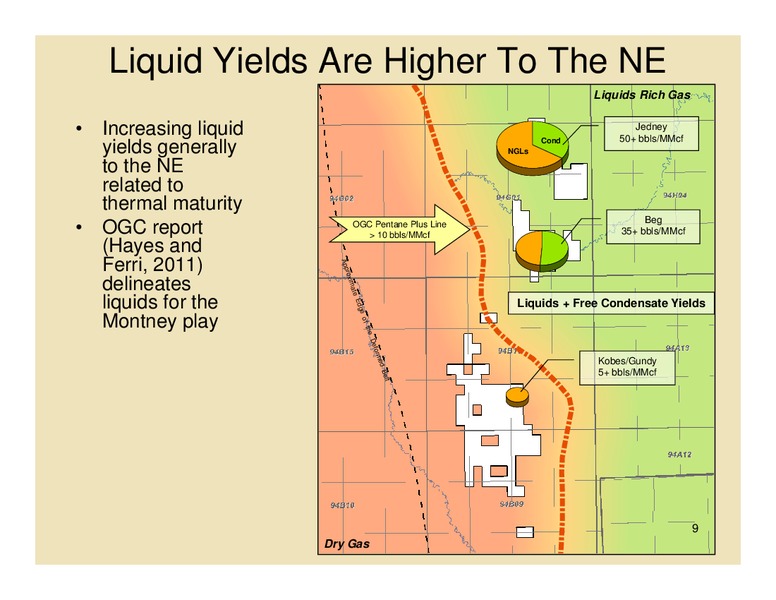 Extending the Montney Fairway North Montney Resource Play – Unconventional Gas Resources – slide 9