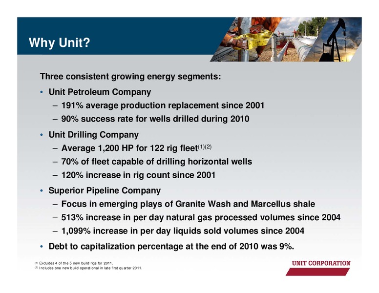 IPAA OGIS – Unit Corp. – slide 22