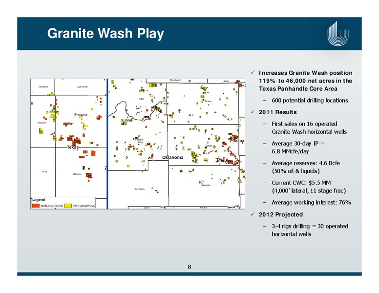 Acquisition of Oil and Gas Properties in Mid Continent – Unit Corp. – slide 8