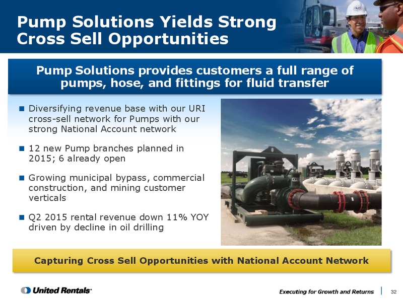 Company and Industry Background Second Quarter 2015 – United Rentals – slide 31