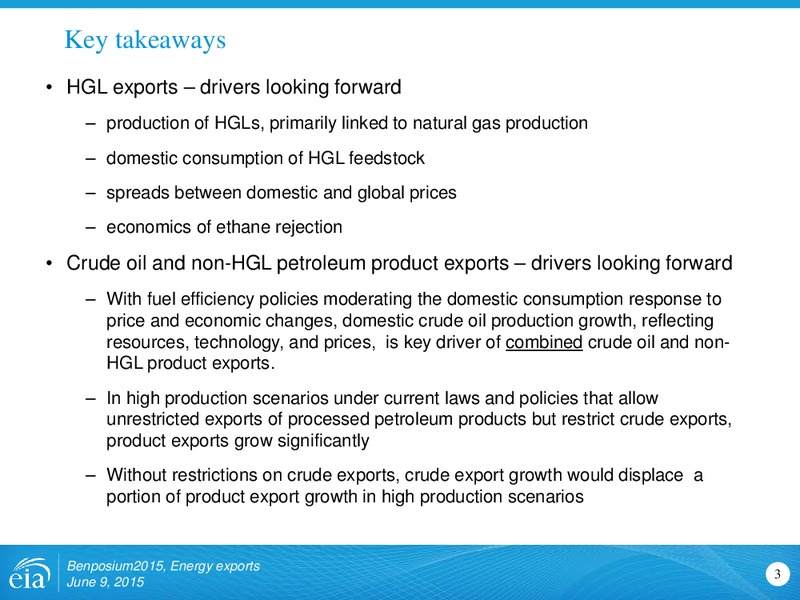 JUNE 2015 CORPORATE PRESENTATION – Us Energy Information Administration – slide 3