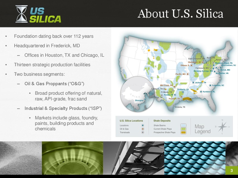 Q1 2012 EARNINGS CALL – US Silica – slide 2