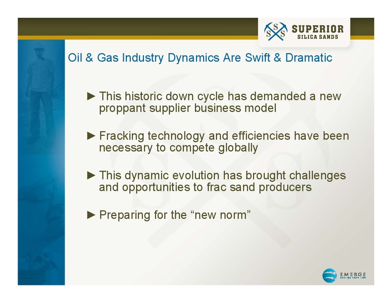 Frac Sand Conference – US Silica – slide 2