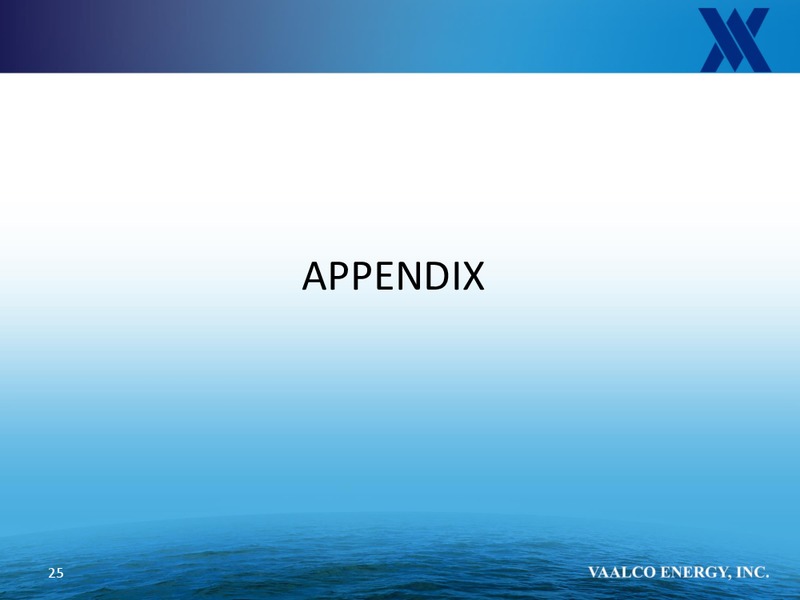 HOWARD WEIL 42ND ANNUAL ENERGY CONFERENCE – Vaalco Energy Inc. – slide 24