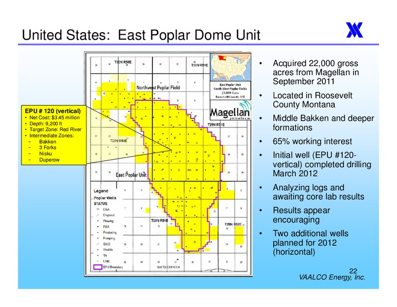 HOWARD WEIL 40TH ANNUAL ENERGY CONFERENCE – Vaalco Energy Inc. – slide 21