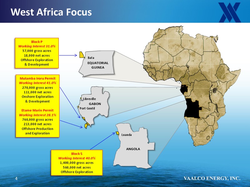 RBC CAPITAL MARKETS GLOBAL ENERGY & POWER CONFERENCE – Vaalco Energy Inc. – slide 3