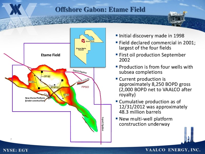 2013 RBC GLOBAL ENERGY CONFERENCE – Vaalco Energy Inc. – slide 6