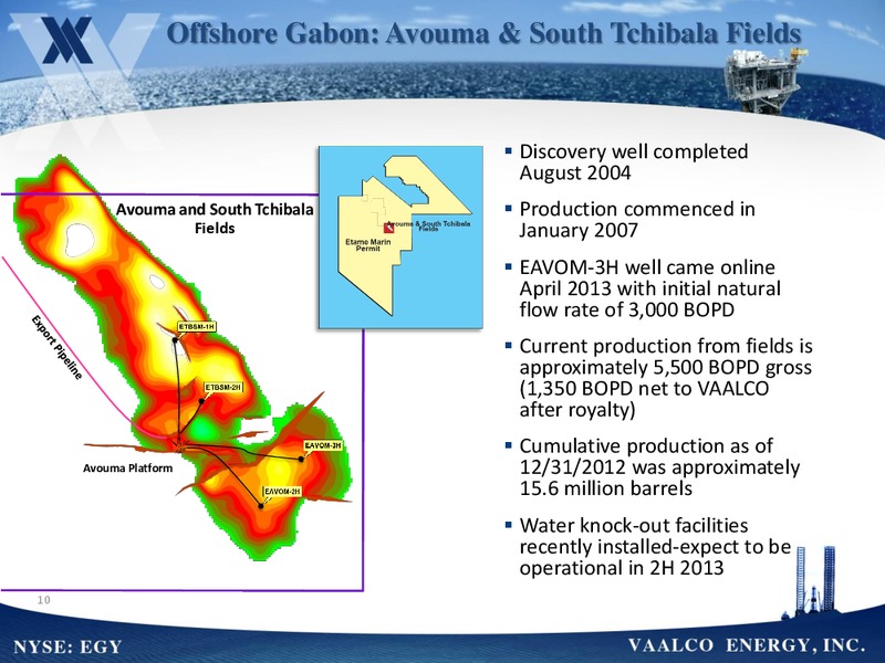 2013 RBC GLOBAL ENERGY CONFERENCE – Vaalco Energy Inc. – slide 9