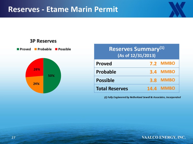 ENERCOM THE OIL AND GAS CONFERENCE – Vaalco Energy Inc. – slide 26
