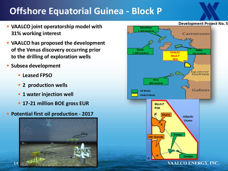 First Energy Global Energy Conference – Vaalco Energy Inc. – slide 13