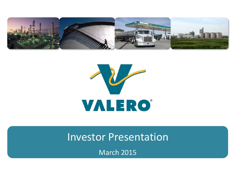 Bank of America Merrill Lynch 2015 Refining Conference – Valero Energy Corporation – slide 1