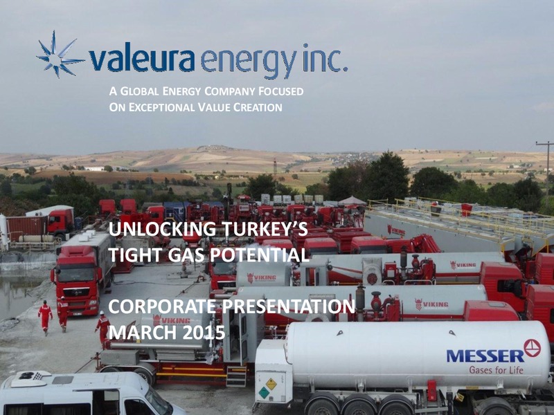 Corporate Presentation – Valeura Energy Inc. – slide 1