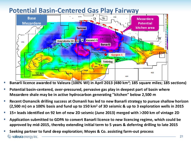 CORPORATE PRESENTATION – Valeura Energy Inc. – slide 21