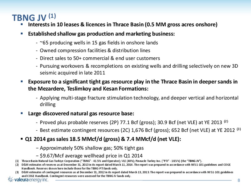 Corporate Presentation – Valeura Energy Inc. – slide 8