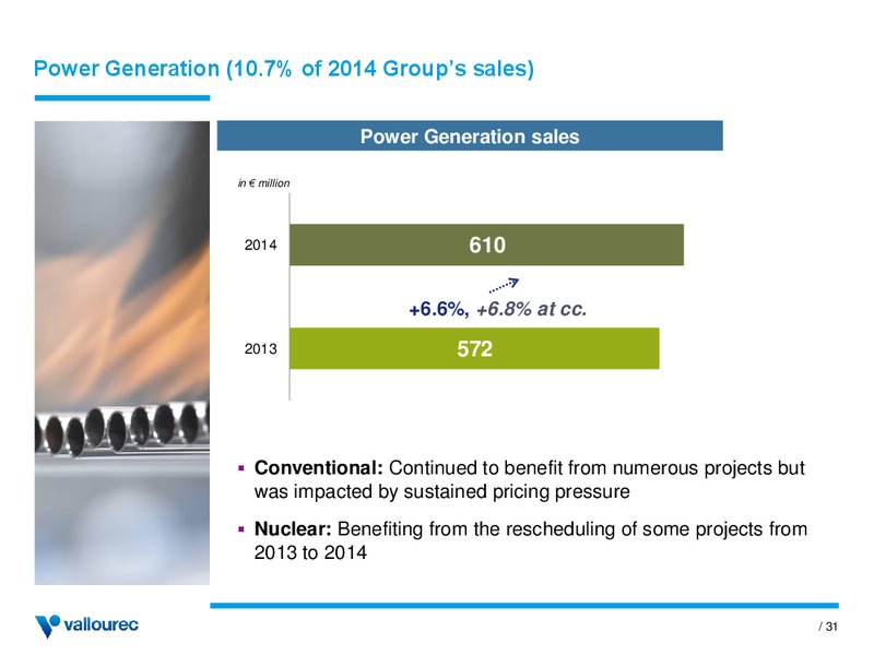 INVESTOR PRESENTATION – Vallourec – slide 30