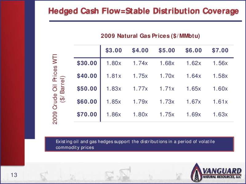 PRITCHARD CAPITAL ENERGIZE 2010 CONFERENCE – Vanguard Natural Resources, Llc – slide 12