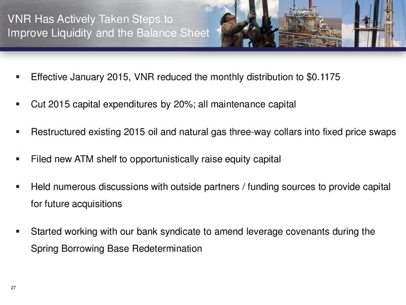 INVESTOR PRESENTATION – Vanguard Natural Resources, Llc – slide 26