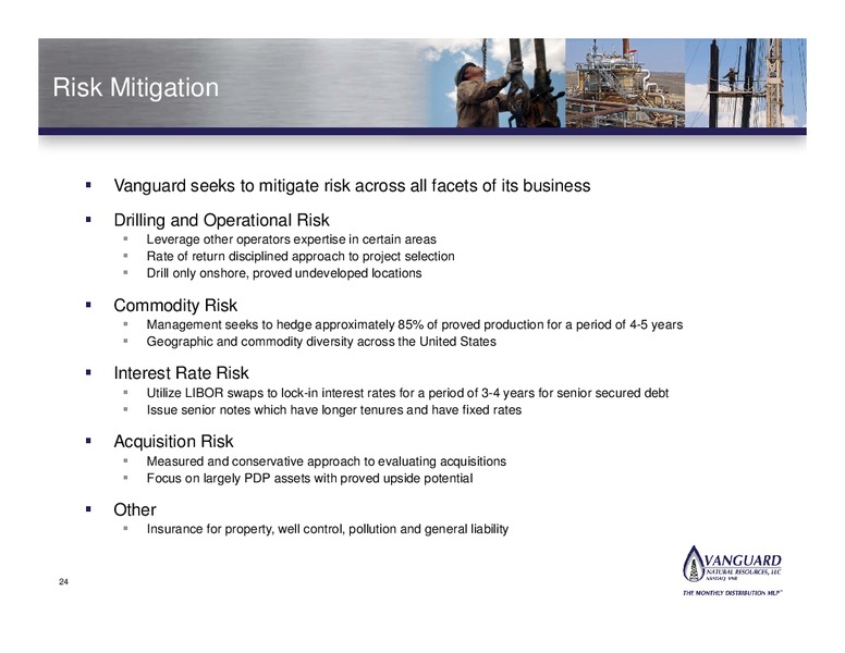 CAPITAL LINK MLP FORUM – Vanguard Natural Resources, Llc – slide 23