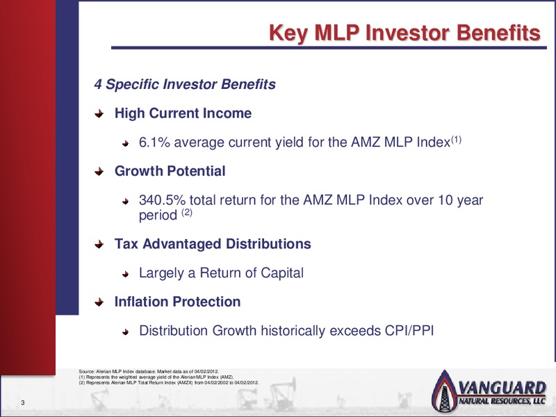 INVESTOR PRESENTATION – Vanguard Natural Resources, Llc – slide 2