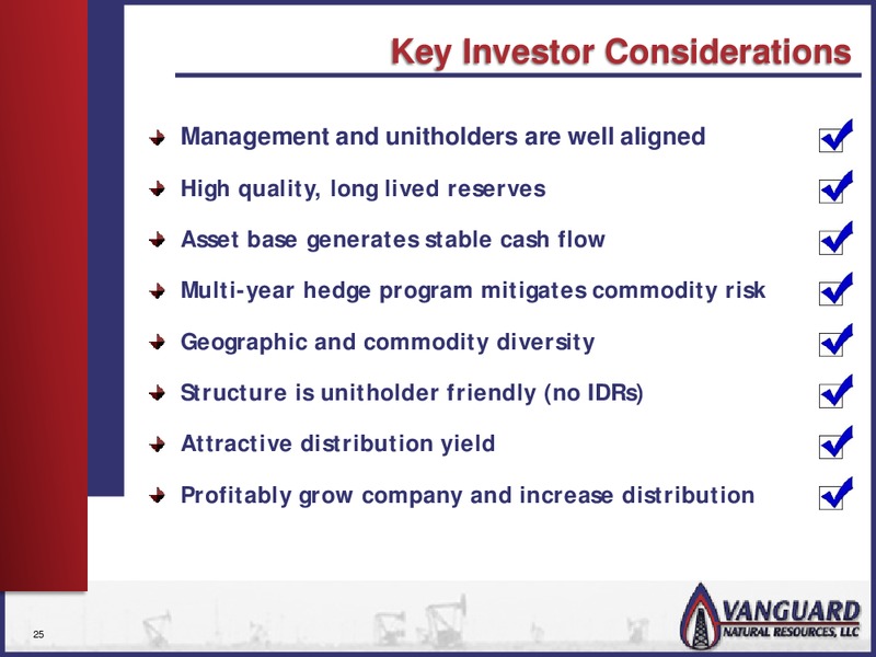 INVESTOR PRESENTATION – Vanguard Natural Resources, Llc – slide 24