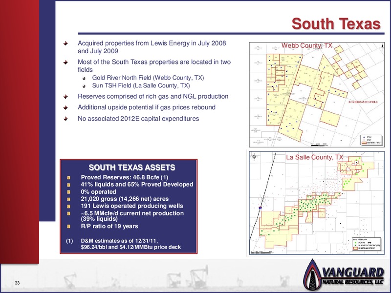 CREDIT AGRICOLE 5TH ANNUAL HIGH YIELD CONFERENCE – Vanguard Natural Resources, Llc – slide 32