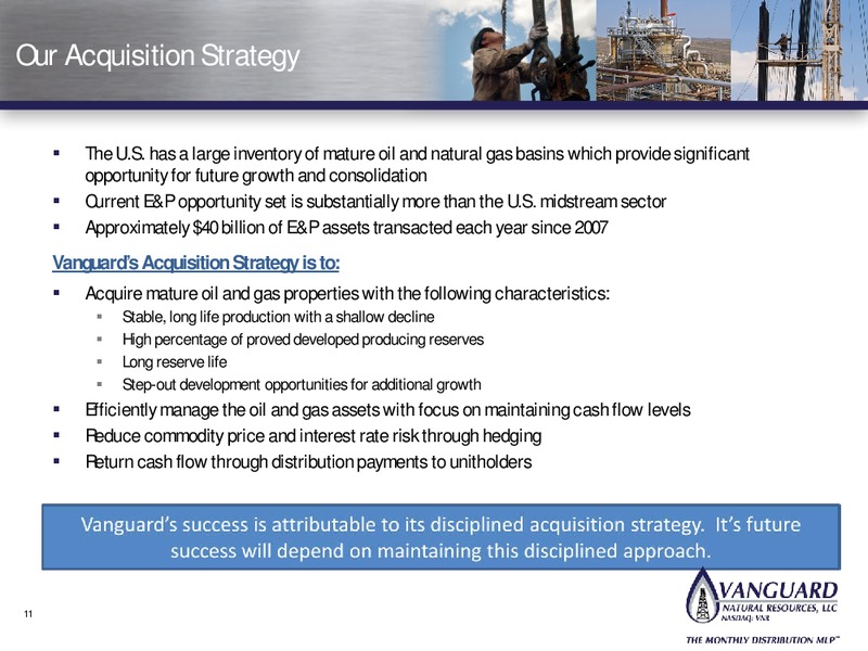 BANK OF AMERICA – Vanguard Natural Resources, Llc – slide 11