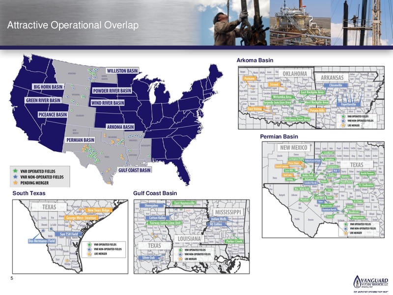 ACQUISITION OF LRR ENERGY – Vanguard Natural Resources, Llc – slide 4