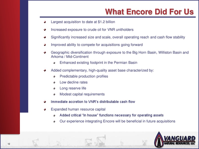 NAPTP INVESTOR PRESENTATION – Vanguard Natural Resources, Llc – slide 11