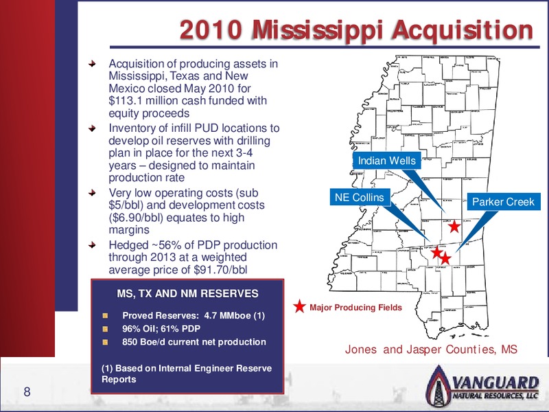 RBC INVESTOR CONFERENCE – Vanguard Natural Resources, Llc – slide 7